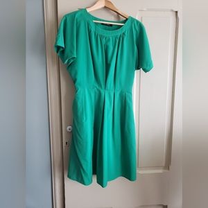 Ellen Tracy Midi Dress, Green, Size 6